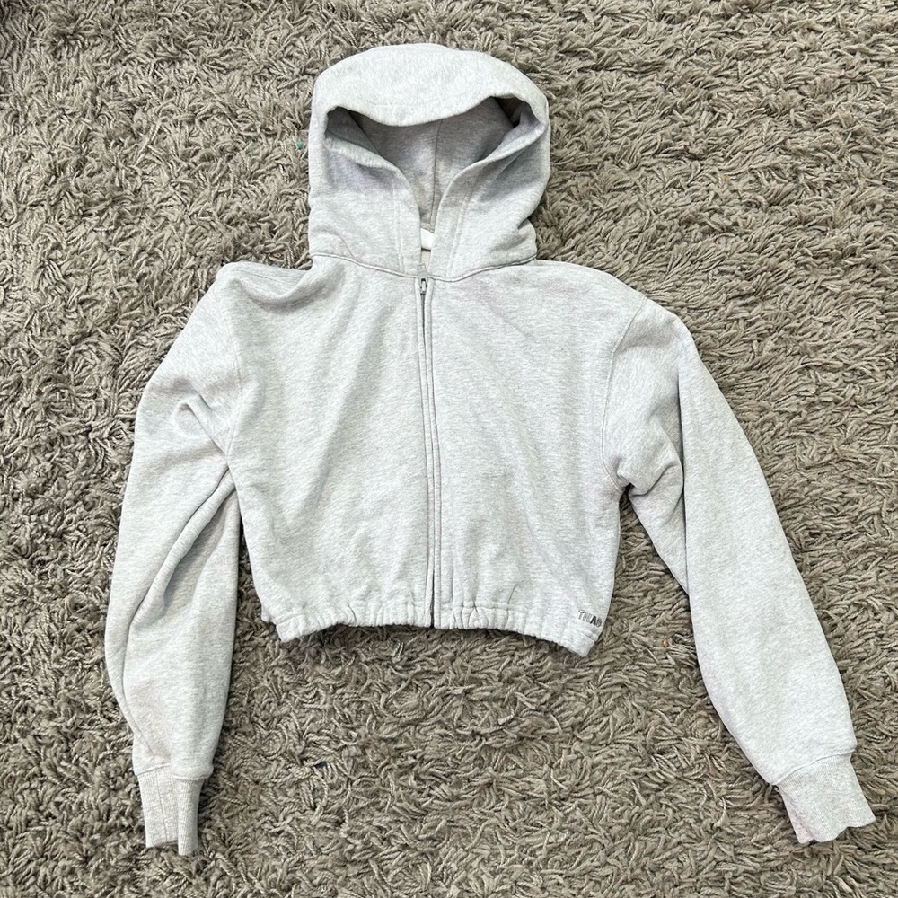 Aritzia terry fleece cinched hoodie